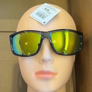 Mirrored Biker Sunglasses Gray 100% UVA UVB Protection